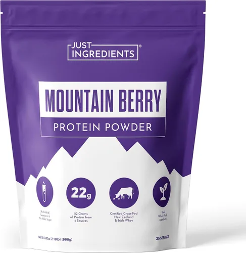 Vista 27 de JUST INGREDIENTS Chai Proteína en polvo – Mezcla de 30 porciones con suero 100% alimentado con pasto y proteínas vegetales orgánicas – Sabor cálido