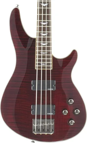 Vista 2 de Schecter Omen Extreme-4 Bajo - Cereza Negra