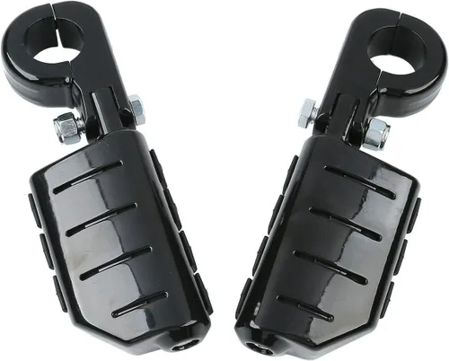 Vista 4 de Green-L Estriberas universales para motocicleta de 1 1/4 pulgadas con abrazadera P para Harley Sportster Softail Dyna Touring Road King Street Glide