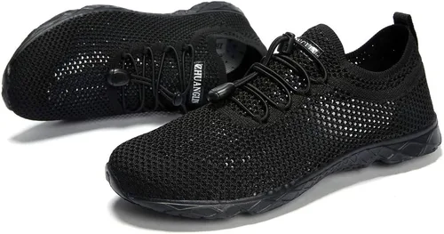 Vista 8 de Men's Quick Drying Aqua Water Shoes,3-Second Drainage & All-Terrain for Swimming,Hiking,Yoga