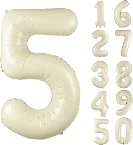 Vista 295 de Globos gigantes de helio de aluminio de 40 pulgadas, color negro, globos digitales grandes del número 0 para decoración de fiesta de cumpleaños