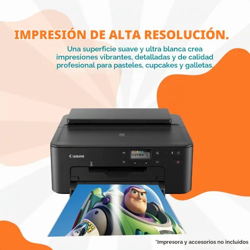 Vista 3 de Watson & Webb Hojas de glaseado comestibles de 8.5 x 11 pulgadas, glaseado