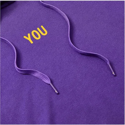 Vista 6 de Kpop Hoodies For Women Men,Oversized Sweatshirt For Women,Kpop Merchandise With You Albums Purple Hoodie