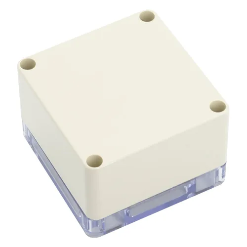 Vista 3 de LeMotech - Caja de derivación de plástico ABS IP65 a prueba de polvo e impermeable, recinto eléctrico universal para proyectos, color gris