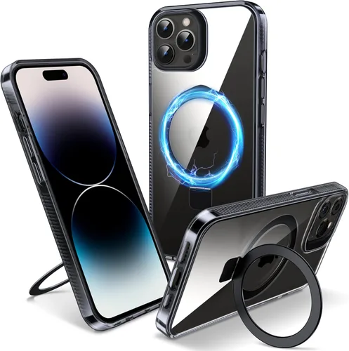 Vista 26 de Funda magnética para iPhone Air – [Soporte invisible integrado] [Compatible con MagSafe] [Protección contra caídas de grado militar] Cubierta