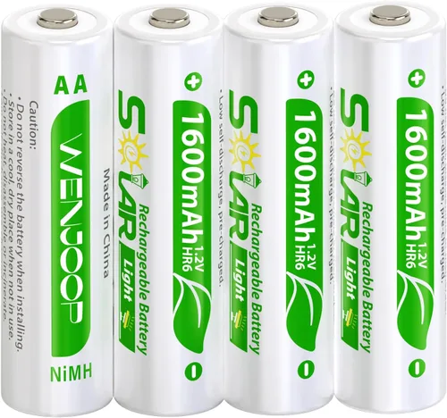 Vista 10 de Paquete de 12 baterías recargables AA de 1600 mAh para luces