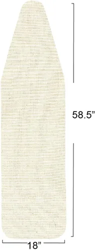Vista 4 de Household Essentials Serie Deluxe Almohadilla de Fibra y Funda, Natural