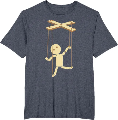Vista 76 de Puppeteering - Camiseta de marionetas Ventrílocuo de tiriteros, Negro, S