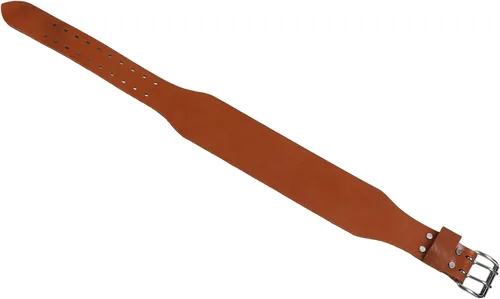 Vista 7 de Cinturón de levantamiento de pesas, cinturón de cuero para levantamiento de pesas para hombres, cinturón de pesas para gimnasio, soporte lumbar