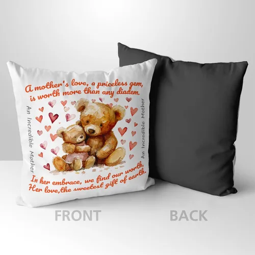 Vista 2 de Almohada para el día de la madre para mujer, almohada personalizada, regalos para mamá, regalos para mamá, almohada para mamá