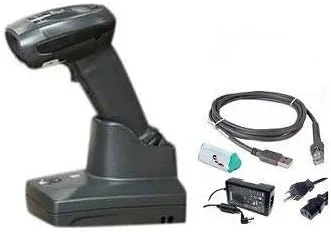 Vista 2 de Zebra DS6878 - Escáner de código de barras Bluetooth 2D/1D, cargador manos libres (kit completo), para computadoras, portátiles, punto de venta