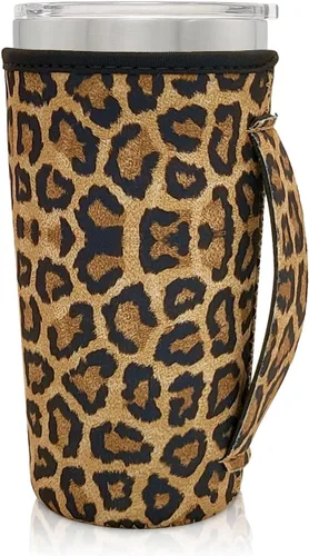Vista 84 de Fundas Aislantes de Neopreno Portavasos con Asa para Vasos Tumbler de 20oz, Funda Reutilizable para Café Helado Para Tazas de Café de 30oz - 32oz