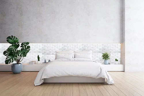 Vista 5 de Retro-Art Paneles de pared 3D de ladrillo viejo en blanco, PVC, 7" x 10", 018OG