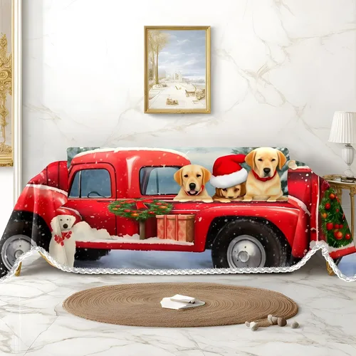 Vista 14 de Funda de sofá con estampado de muñeco de nieve de Navidad, fundas de sofá para sillón, funda resistente a las manchas, protector universal de muebles