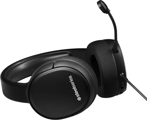 Vista 9 de SteelSeries Arctis 1 - Auriculares con cable para juegos, micrófono Clearcast desmontable, diadema ligera reforzada de acero, para PC, PS4, Xbox