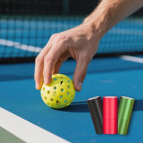 Vista 6 de Marcador de sello de pickleball personalizado - Sello de nombre personalizado para bolas de pickleball, sin ensuciar, tinta de larga duración