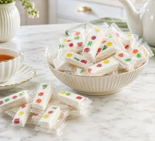 Vista 3 de Jube Nougats - Caramelos masticables de 30 piezas de gelatina envueltos individualmente
