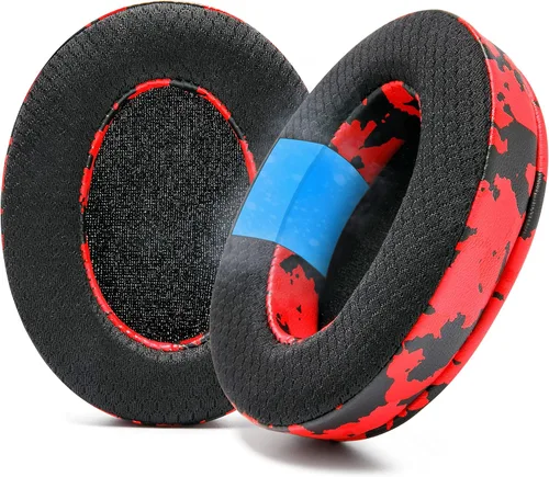 Vista 9 de WC Freeze para Arctis Nova - Almohadillas de gel de refrigeración de tela híbrida de repuesto para Arctis Nova Pro con cable, Nova 7, 5, 4, 3, 1