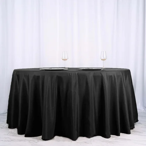Vista 83 de Efavormart - Mantel redondo de poliéster de 108 pulgadas, 108 pulgadas, para bodas, fiestas, banquetes, restaurantes, color verde manzana