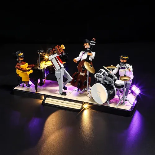 Vista 2 de LIGHTAILING Luz para Lego 21334 Jazz Quartet - Kit de iluminación LED compatible con el modelo de bloques de construcción Lego - No incluye el juego
