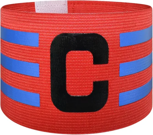 Vista 16 de Sports Captain C Arm Band for Team Training, Unisex Elastic Soccer Captain Armband Adjustable Outdoor Football Player Captain's ArmBands for Adult