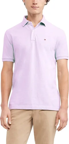 Vista 24 de Tommy Hilfiger Polo de piqué de algodón de manga corta para hombre en ajuste regular