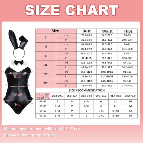 Vista 5 de Disfraz de conejito Senpai para mujer, traje de cosplay de anime de una pieza con orejas de conejo, conjunto de medias