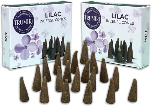 Vista 17 de TRUMIRI Incienso ámbar – Paquete de 20 conos (2 x 10) – Incienso de cono perfumado