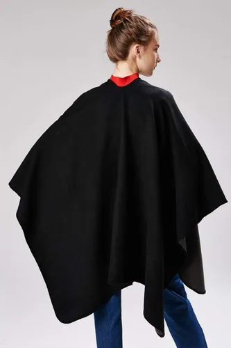 Vista 4 de Lncropo Chales de invierno para mujer con frente abierto, poncho de gran