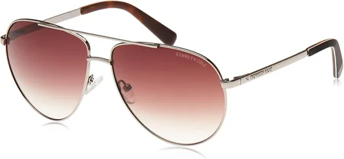 Vista 6 de Kenneth Cole mens Pilot Aviator Sunglasses Espejo de bronce mate/humo