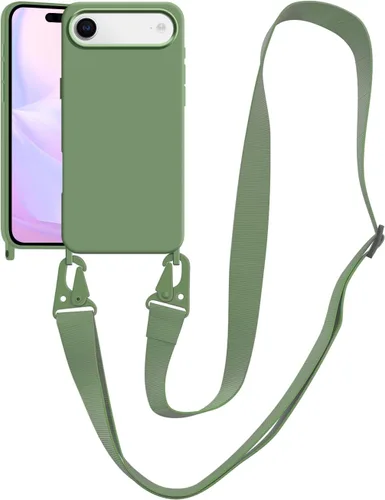 Vista 144 de Funda compatible con iPhone 8 Plus, iPhone 7 Plus/6 Plus/6S Plus con cordón, funda cruzada para iPhone con correa ajustable de silicona para iPhone