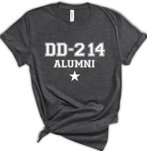 Vista 3 de DD-214 Alumni T-Shirt, Veterans Day T-Shirt, Army Shirt, American Flag Shirt, Men's Vintage Tee, Grandpa Shirt, Military T-Shirt of United States