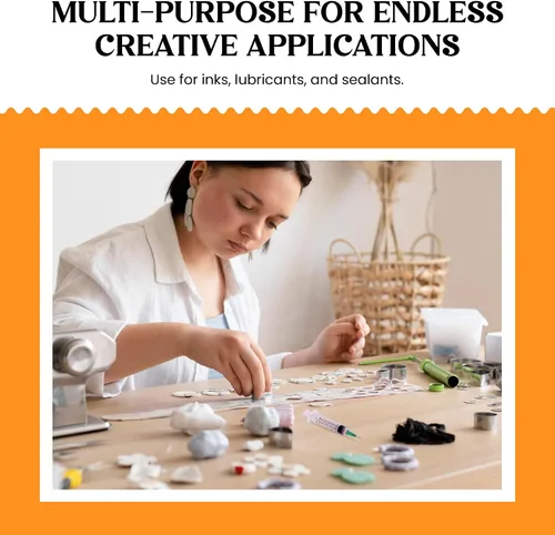 Vista 5 de Creative Hobbies Jeringa aplicadora de pegamento para diamantes de imitación de parte trasera plana y manualidades de pasatiempos, 0.2 fl oz