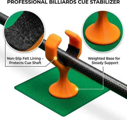 Vista 3 de Billiard Cue Hand Rest with Ergonomic Portable Moosehead for Snooker