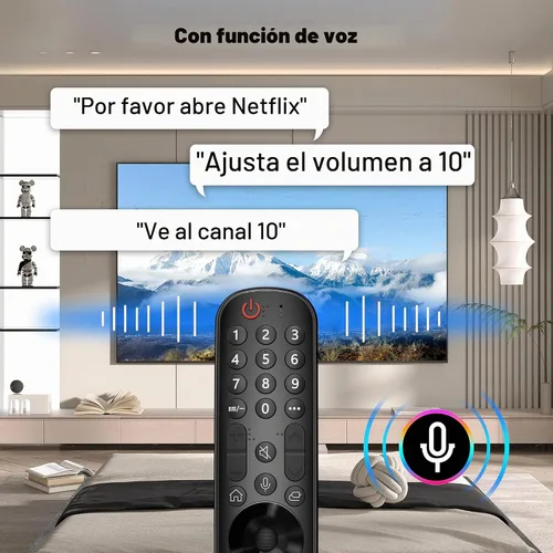 Vista 6 de Voice Magic Remote para LG Smart TV con puntero
