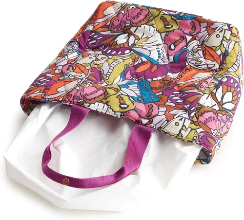 Vista 3 de Vera Bradley Women's Featherweight Lunch Tote Bag Flutter