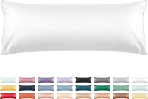 Vista 45 de Warmstar Juego de 2 fundas de almohada de algodón tamaño Queen, fundas de almohada de 600 hilos de 20 x 30 pulgadas, fundas de almohada de algodón