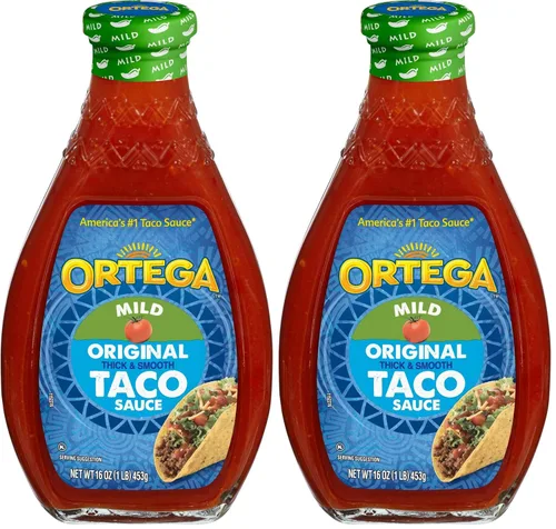 Vista 18 de Salsa para Tacos Ortega Original, Suave, 16 Onzas