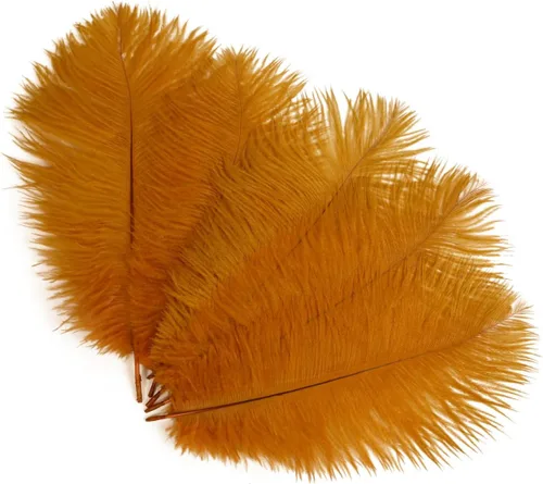 Vista 19 de Shekyeon - Plumas de avestruz (20 unidades, 7.9-9.8 in, 20 unidades)