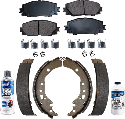 Vista 145 de Detroit Axle - Kit de freno delantero para Dodge Ram 1500 Durango Dakota Chrysler Aspen Dakota Driver Side Disco Freno Pinza de freno de cerámica