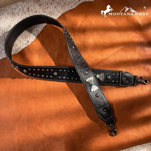 Vista 3 de Montana West Western Purse Straps Crossbody Handbag Replacement Strap Wide Straps