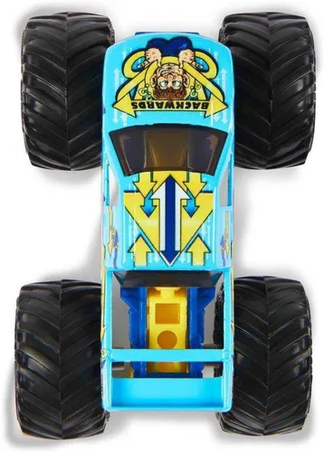 Vista 6 de Monster Jam 2023 Spin Master 1:64 Camión fundido a troquel Serie 28 Retro Rebels hacia atrás Bob