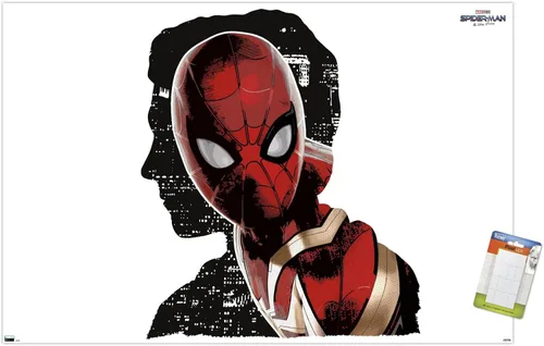 Vista 12 de Trends International Marvel Spider-Man: No Way Home - Póster de pared de espacio negativo, 14.725 x 22.375 pulgadas, versión enmarcada de madera