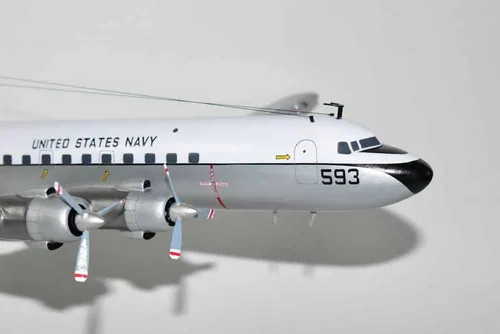 Vista 3 de VR-52 Taskmasters C-118B/RD6-1 (1980) Modelo, Escala 1/78, Caoba, DC-6, Douglas