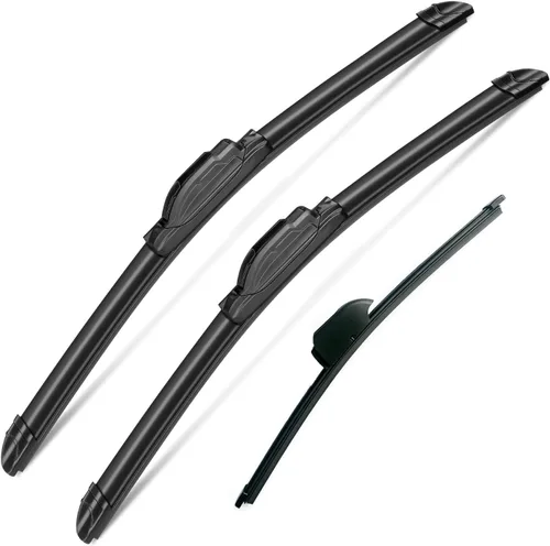 Vista 17 de 3 limpiaparabrisas para Jeep Wangler 2007-2017, Jeep Wrangler JK 2008-2018, equipo original de alta calidad para todo tipo de clima, 15 pulgadas, 15