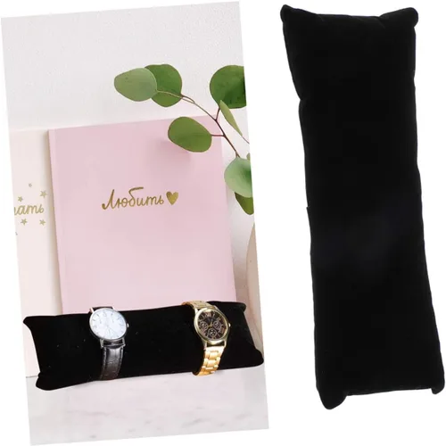 Vista 3 de 3pcs Watch Pillow Bangle Holder Relojes Para Hombre Bracelet Holder Jewelry Display Pillow Bracelet Stand Chain Choker Cushions for Jewelry Flannel