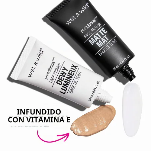Vista 4 de wet n wild Photo Focus Primer Mate para Rostro - Partners in Prime