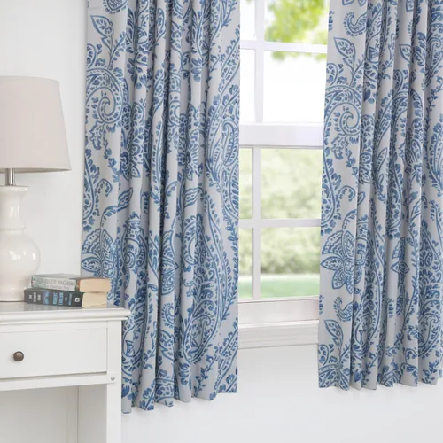 Vista 5 de HPD Half Price Drapes Cortinas impresas que oscurecen la habitación para dormitorio, sala de estar 50 X 63 pulgadas (1 panel), BOCH-KC16072-63, Tea