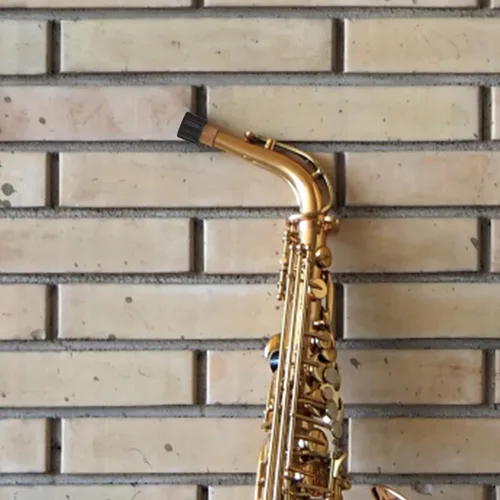Vista 8 de FOMIYES 2 tapones de extremo para saxofón alto, tapas de protección de saxofón de plástico negro, accesorio para un cuidado eficaz