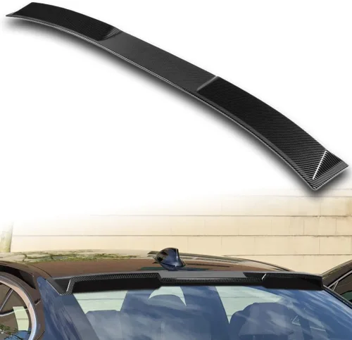 Vista 9 de Q1-TECH, Alerón de techo para ventana trasera compatible con BMW Serie 5 G30 F90 520i 530e 530i M5 M550i 540i 550i Sedán, alerón de visera de techo